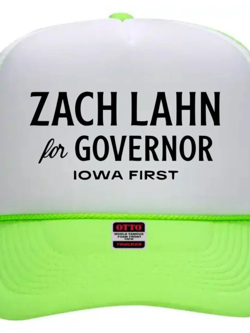NEW - Zach Lahn Hat - Zach Lahn for Governor Iowa First